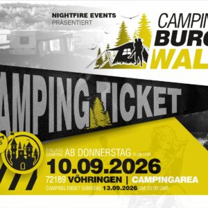 Camping-Ticket ab Donnerstag RAB-26